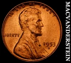 1953-D Lincoln Wheat Cent - Choice Gem Brilliant Unc  No Reserve  #i6342