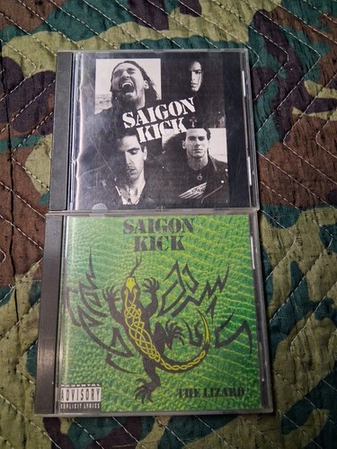 Saigon Kick Lot of 2 Used CDs: S/T and The Lizard