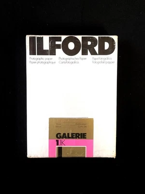 Sellado ILFORD Galerie 1.1K, papel oscuro FB, 5x7 pulgadas, 100 piezas, brillante - Imagen 1 de 2
