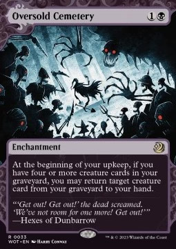 Magic/MTG Oversold Cemetery WOT-33 Rare Englisch Excellent