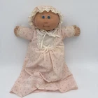 Vintage Coleco Cabbage Patch Doll Bald Baby Blue Eyes 14" 1985 Premie