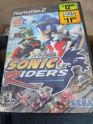 Sonic Riders (Sony PlayStation 2, 2006) Complete Broken Case