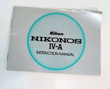 Nikon Nikonos Original IV-A Pocket Instruction Manual