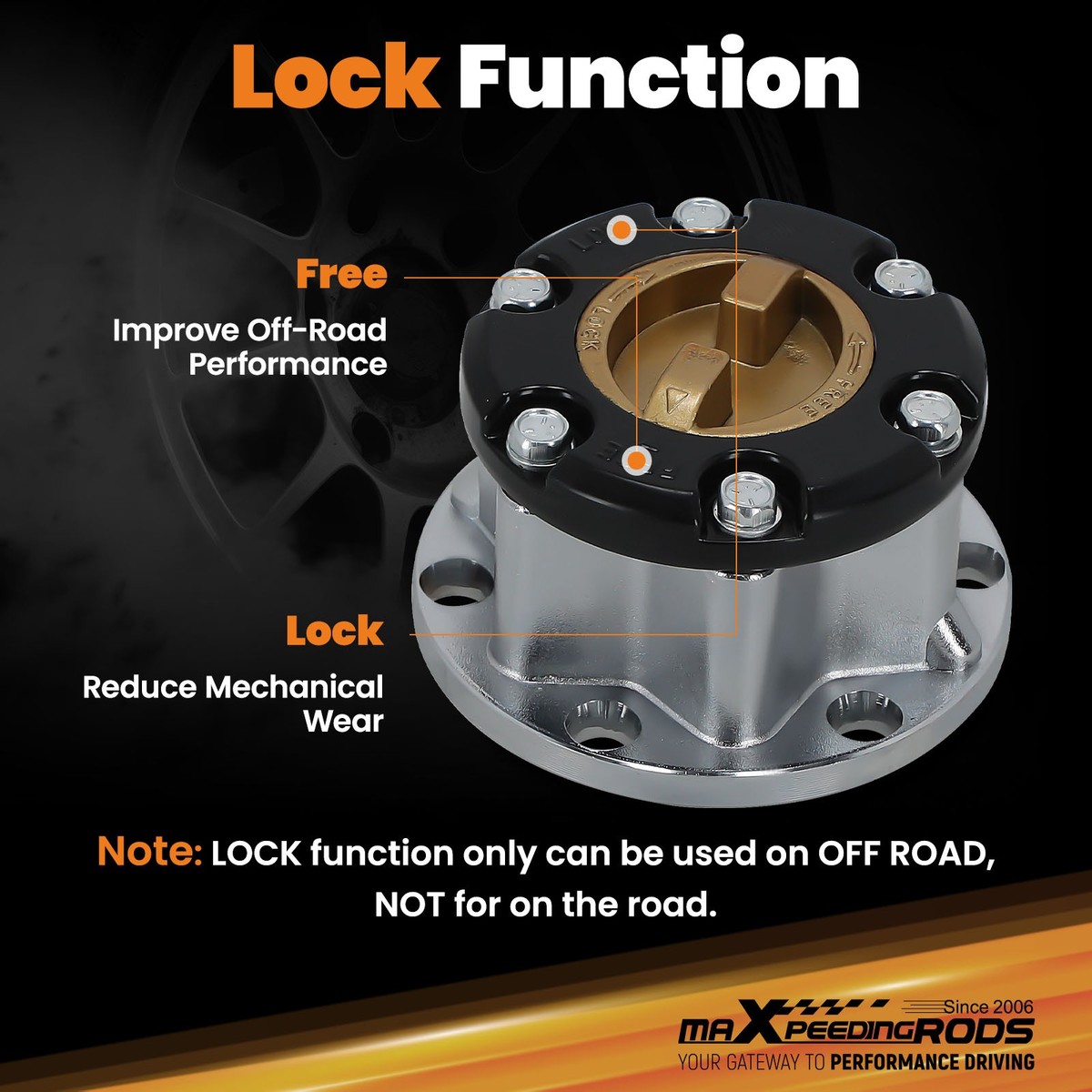 Free Wheel Locking Hub Hubs for Toyota LandCruiser HZJ80 FZJ70/75