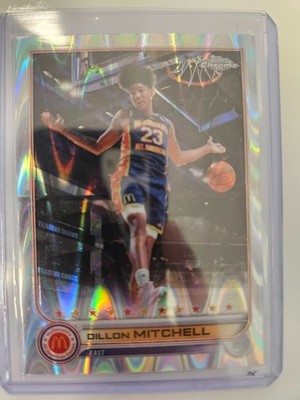 Dillon Mitchell 2022 Topps Chrome McDonald's All American RayWave #5