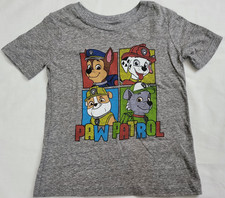 Jumping Beans Paw Patrol Marshall Chase Rubble Rocky Pups Gray T-Shirt