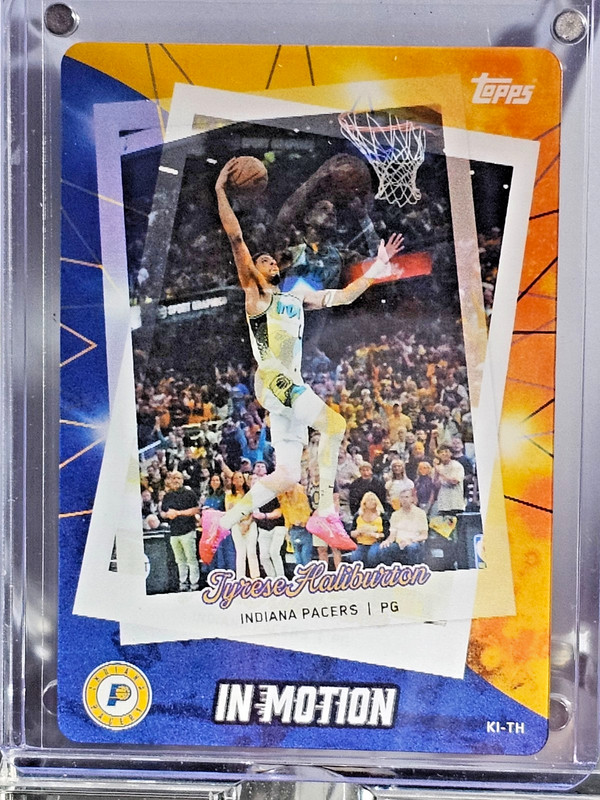 Tyrese Haliburton 2025-26 Topps Match Attax In Motion Lenticular #KI-TH Pacers