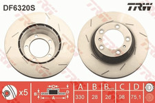 Bremsscheibe Hinterachse links für PORSCHE PANAMERA Sport Turismo