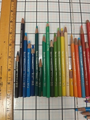 VTG Berol/Eagle Turquoise Prismacolor Colored Pencils Lot of 73 | eBay