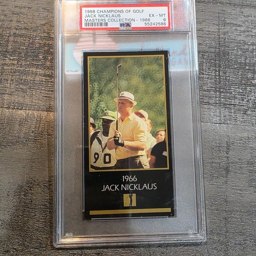 1998 Masters Collection Jack Nicklaus 1966 Champion PSA 6 Oversized Graded Golf