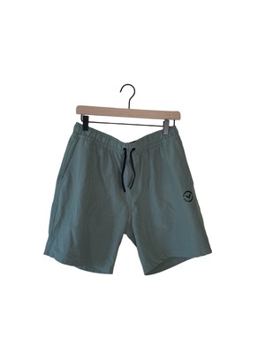 Men s VIRUS green/blue Athletic Shorts Drawstring | Size Large