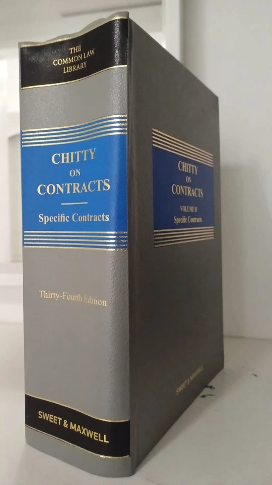 Chitty on Contracts 34th ed Specific Contracts The Common Law Library (Hardcover - Image 2 of 2