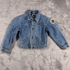 Vintage Maverick Blue Bell Jean Jacket - Child Size 6 - Made in USA - 70s