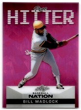 2025 LEAF BASEBALL NATION  PURE HITTER PURPLE BILL MADLOCK 1/6 #PB-1 X