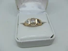 Men's 14k yg. .60ct. diamond ring size 10