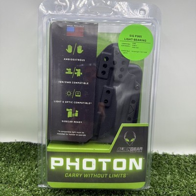 SIG P365 Light Bearing Alien Gear Photon Holster PHO-0900-L1-D P365X P365 SAS