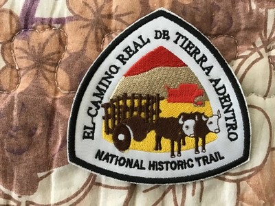Patch El Camino Real de Tierra Adentro Trail Mexico USA New Mexico Chihuahua