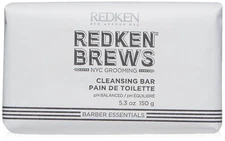 Redken Brews Cleansing Bar for Men • pH‑Balanced Face & Body Bar Soap 5.3 oz