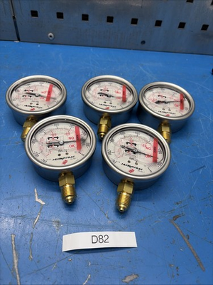 #ad #ad 5 Pressure Gauges 760 0 NNB Fast 🇺🇸 Shipping Warranty $120.00