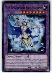 Gem-Knight Lady Rose Diamond MP24-EN157 Ultra Rare 1st Edition