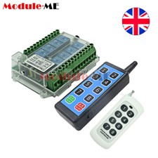 8 Channel Wireless RF Remote Control Switch Relay Module DC8-86V / AC110-275V K