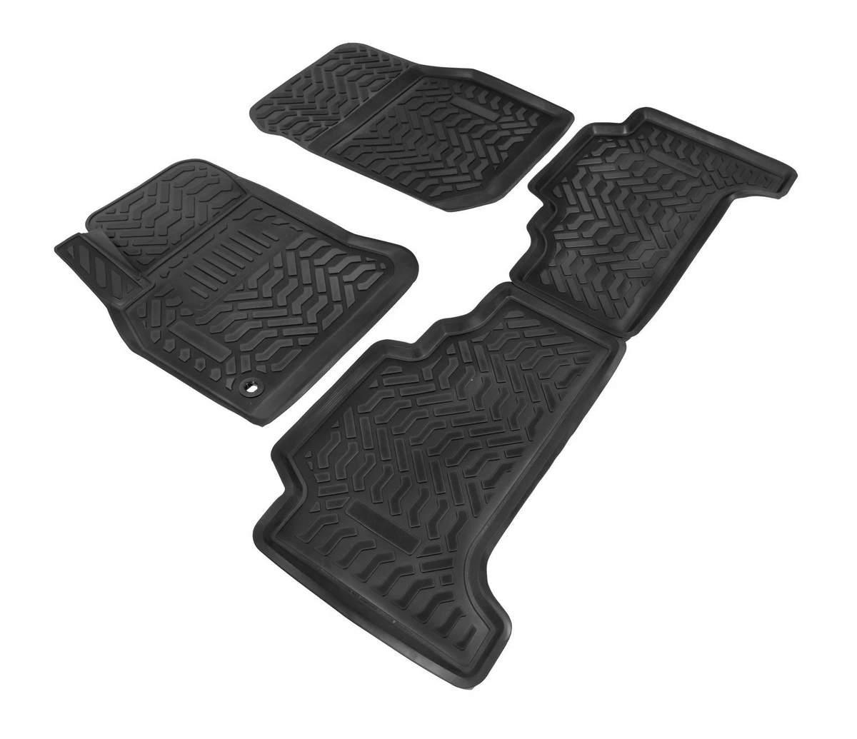 Tapis De Sol En Velours Pour Toyota Land Cruiser J100 (1998-2007) - Set 4 Pièces - Neuf - Gris Graphite