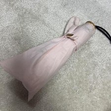 Burberry Parasol Folding Umbrella White Pink Women Accessory Original LTD Collec