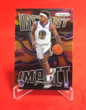 Moses Moody Rookie Instant Impact Prizm 2021 Basketball Card #24