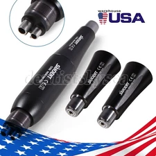 Dental Hygiene Prophy Handpiece Air Motor 4Holes + 2Pcs 4:1 Nose Cone 360°Swivel