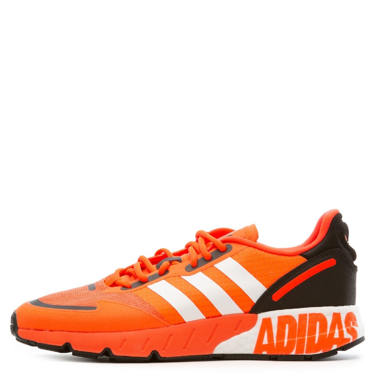 Size 10.5 - adidas ZX 1K Boost Bold Logo Graphic - Solar Red 2021
