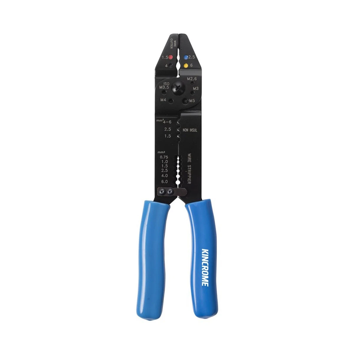 KINCROME 5 in 1 Multi‑Function Electric Wire Stripper & Crimper 225mm (9") K4000