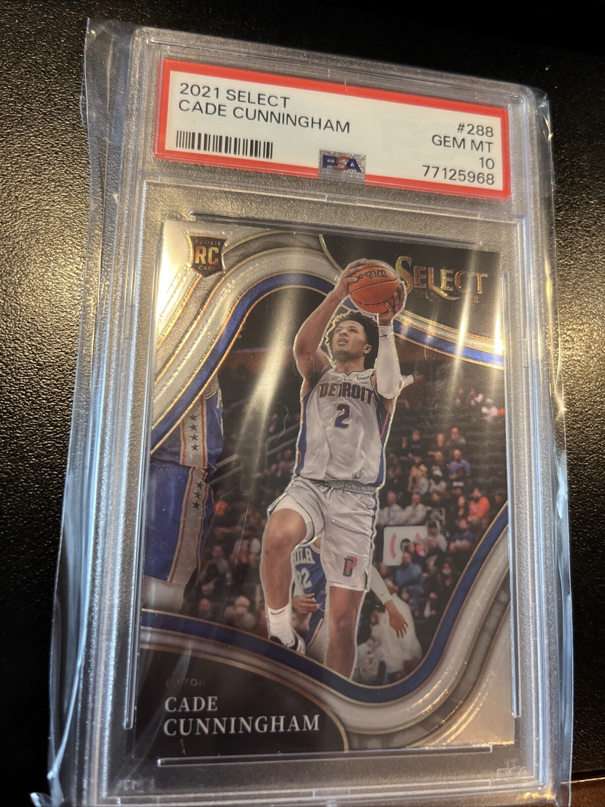 2021-22 Panini Select Cade Cunningham Rc Courtside Psa 10 Sp Pistons Pop 76