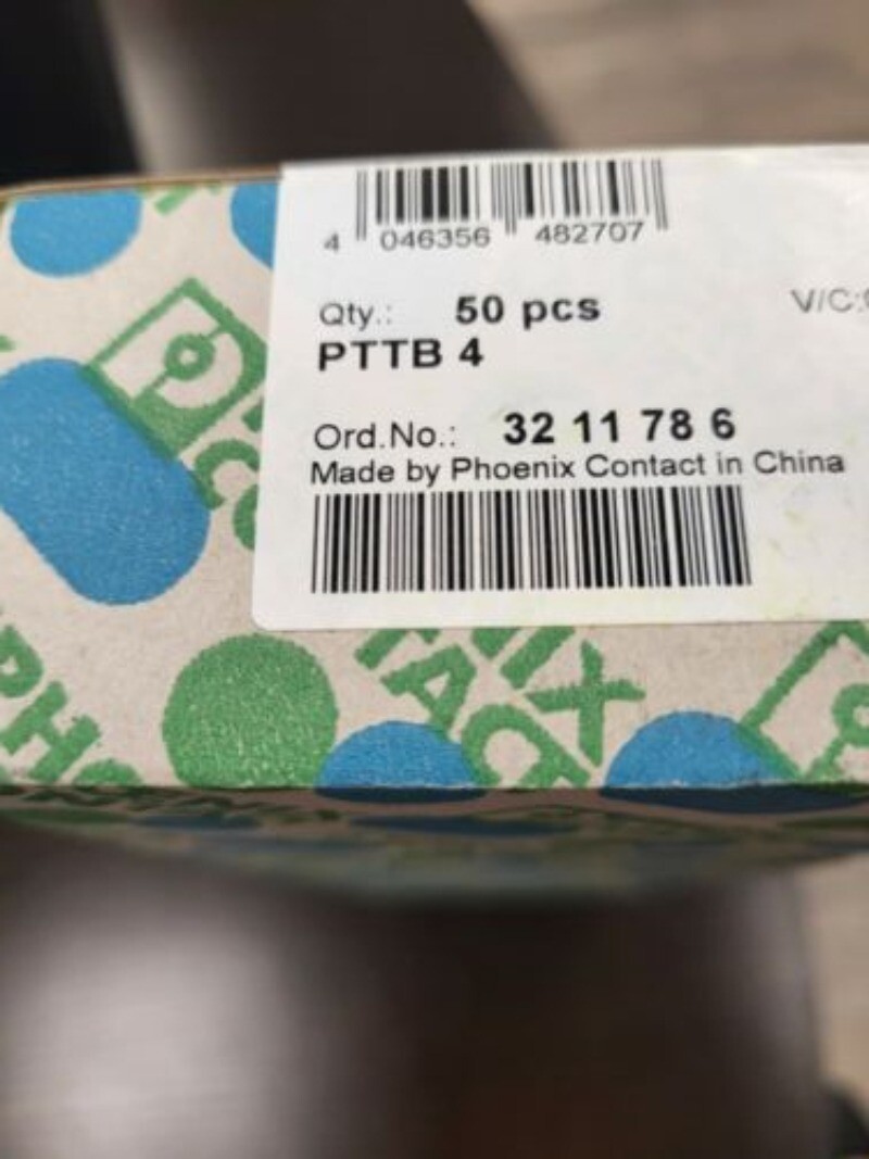 50pcs New Phoenix Contact PTTB 4 3211786 Double layer terminal blocks