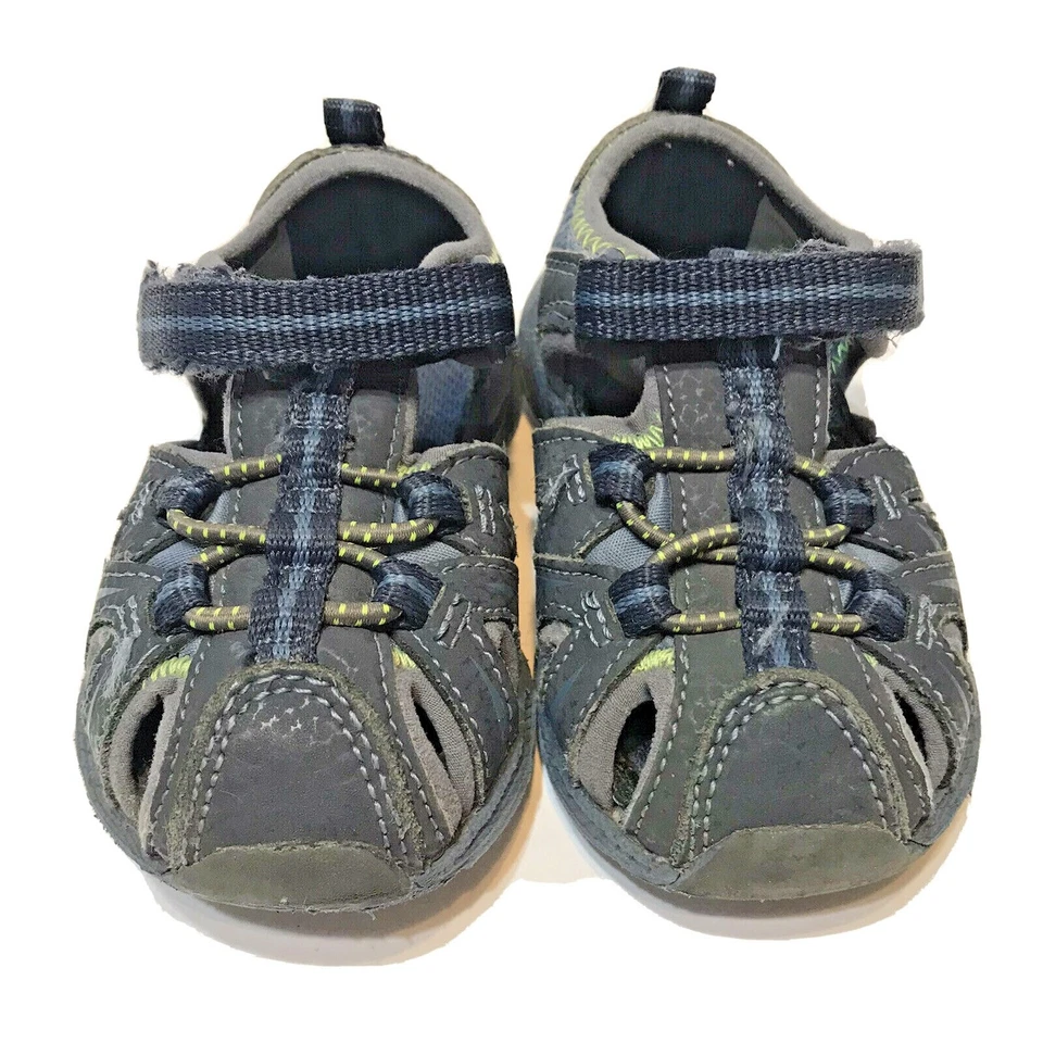 Sandalias Merrell Hydro Hiker Jr MT53375 niños pequeños talla 5W azules Foto 2 de 4