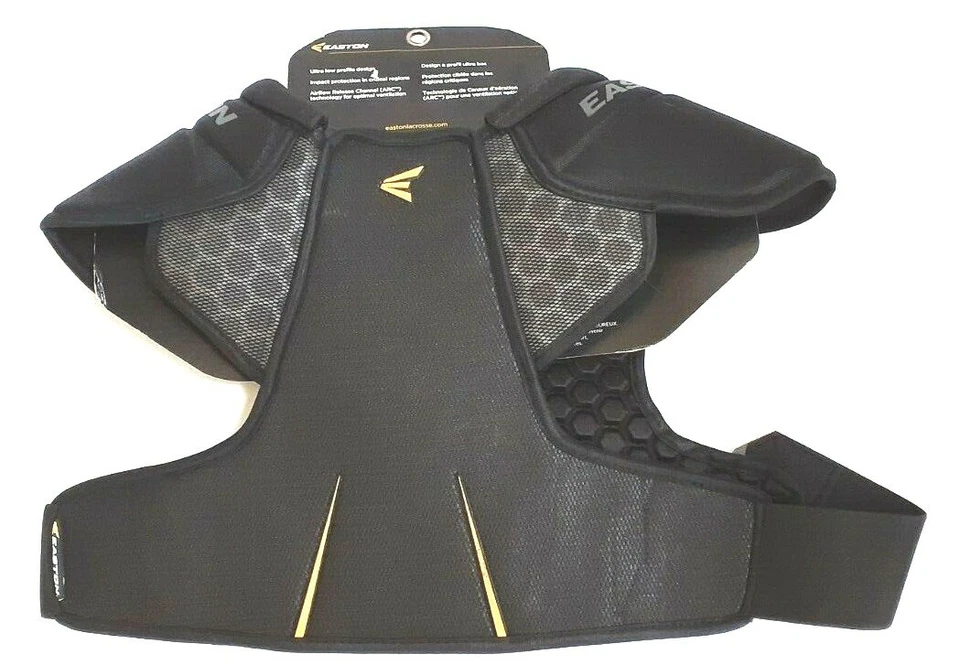 Almohadilla de hombro Easton Stealth de lacrosse forro mediano Foto 3 de 4