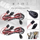 2PCS Wiring Loom Harness Kit Fuse Relay Switch for LED Work Driving Light Bar