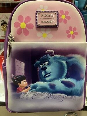 RARE!!! Loungefly Monsters Inc~Boo & Sully~Mini Backpack~New 