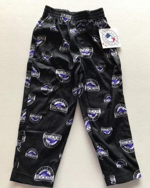 MLB Boys Toddler Lounge Pant Size 3T Colorado Rockies Baseball Pajama