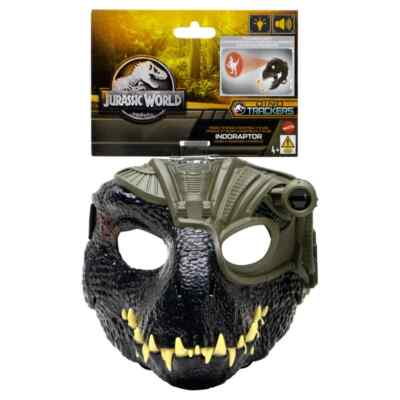 NEU Jurassic World DINO TRACKERS Track N Roar INDORAPTOR MASKE Licht Sounds   