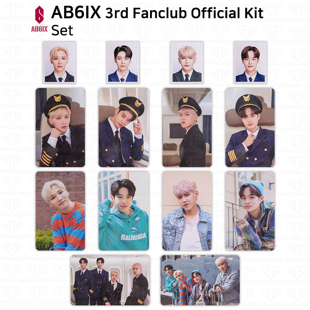 AB6IX 3rd Fan Club ABNEW Kit Official Photocard ID Photo KPOP K