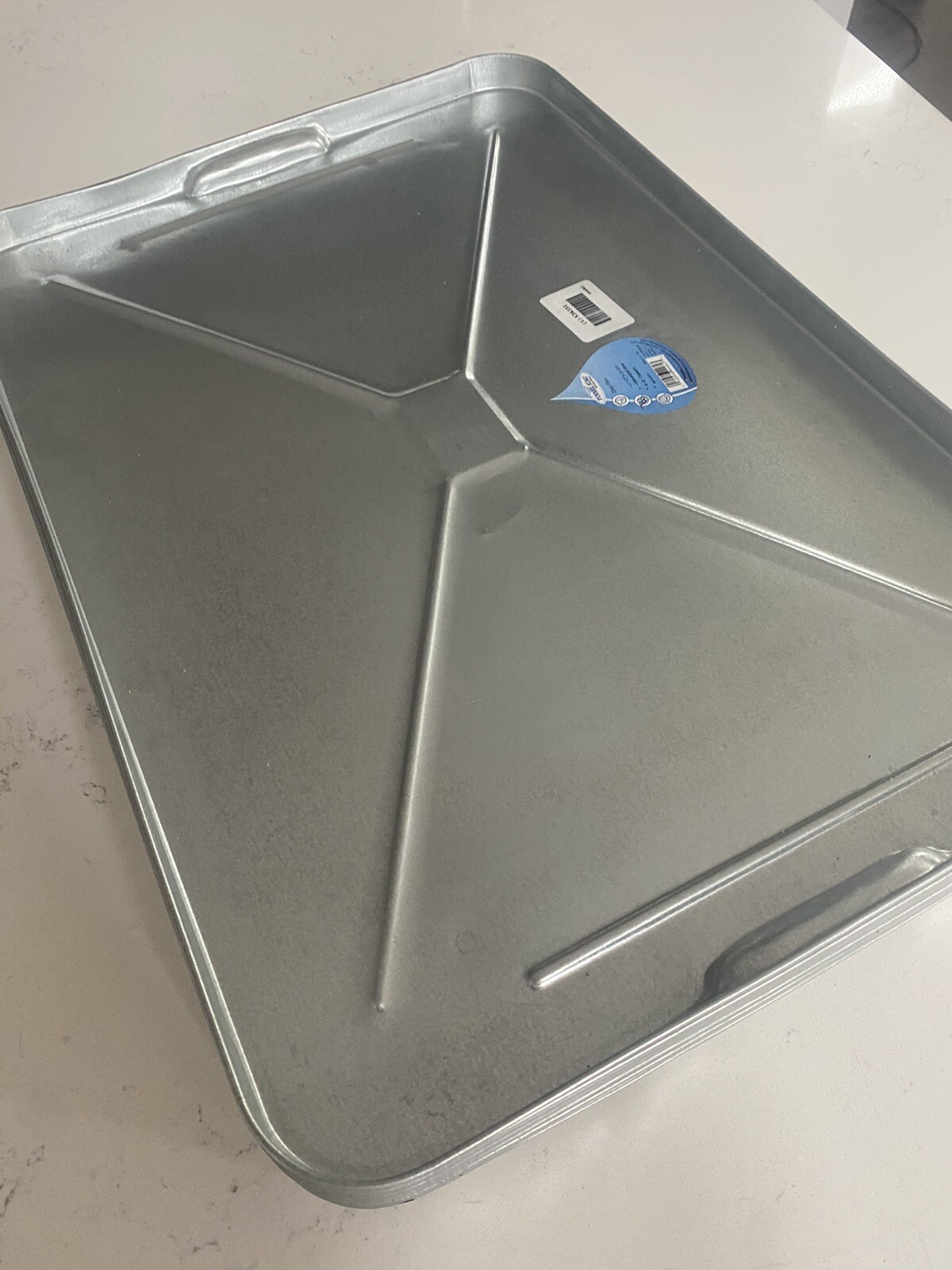 Funnel King 94482 6 Qt Drip Pan Galvanized Steel, 17.5"x25.75"x.75" 1