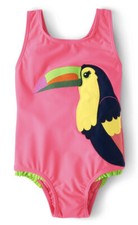 Gymboree 3T Swim Aloha Toucan Hawaiian Swimsuit NWT Bathingsuit Hawaii Bird