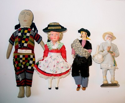 vintage ethnic dolls