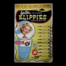 New Old Stock 1959 Vintage Lady Ellen Hollywood Klippies Pin Curl Clip