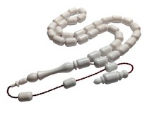 Prayer Beads made from Solid Corian Worktop,  Tesbih Muslim Tasbih Subha 547
