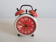 Retro Vintage KAISER Wecker Uhr mit Doppelglocke zum aufziehen.