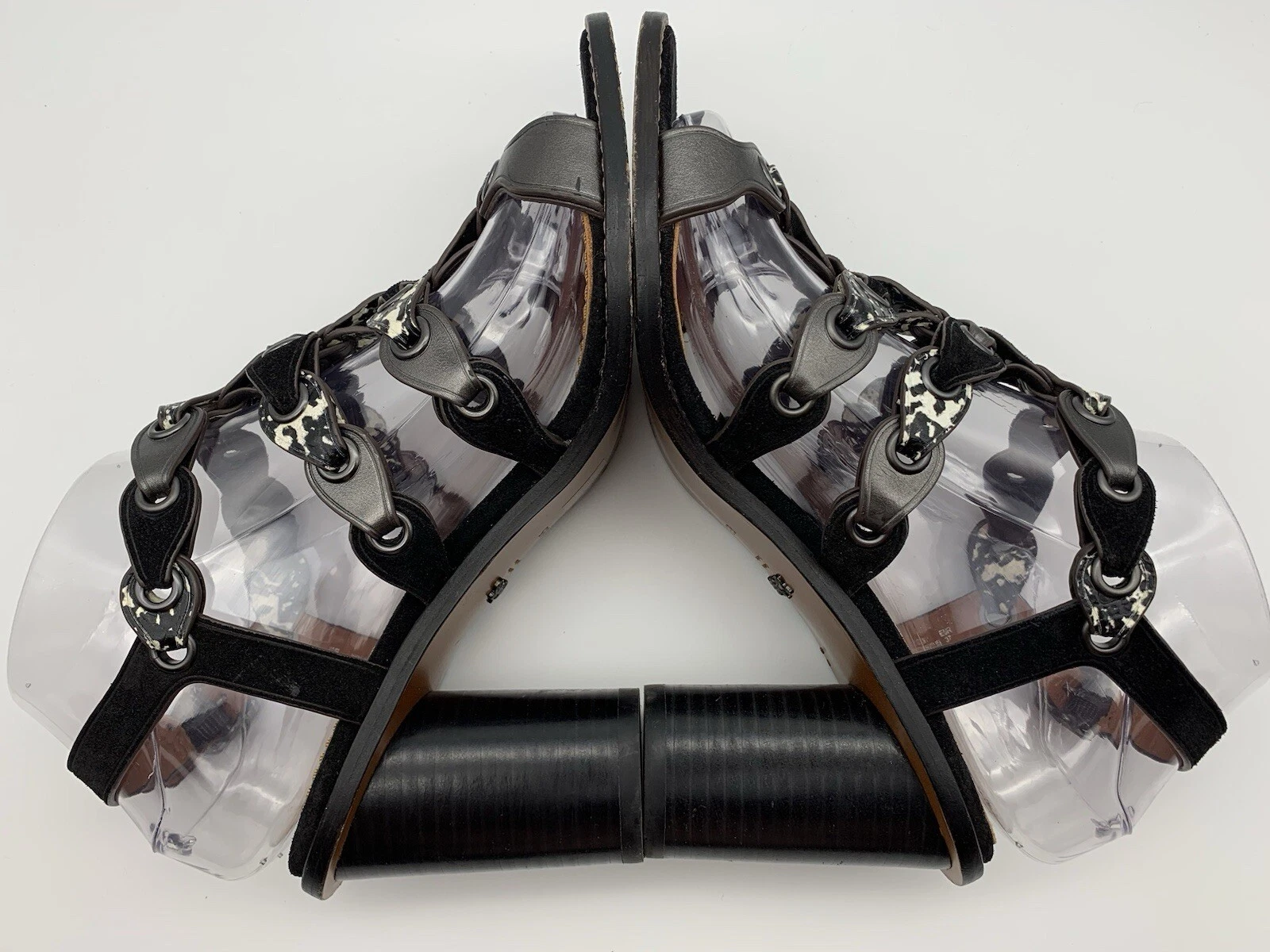 Sandali Coach donna US 6 5 Coach Links tutti in pelle tacco 3 5" stupendi!