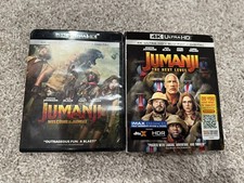 Jumanji Welcome To The Jungle  The Next Level 4K UHD  Blu-ray W/ Slipcover