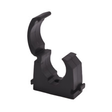 Black Single Hinged Clip - Pack Of 10