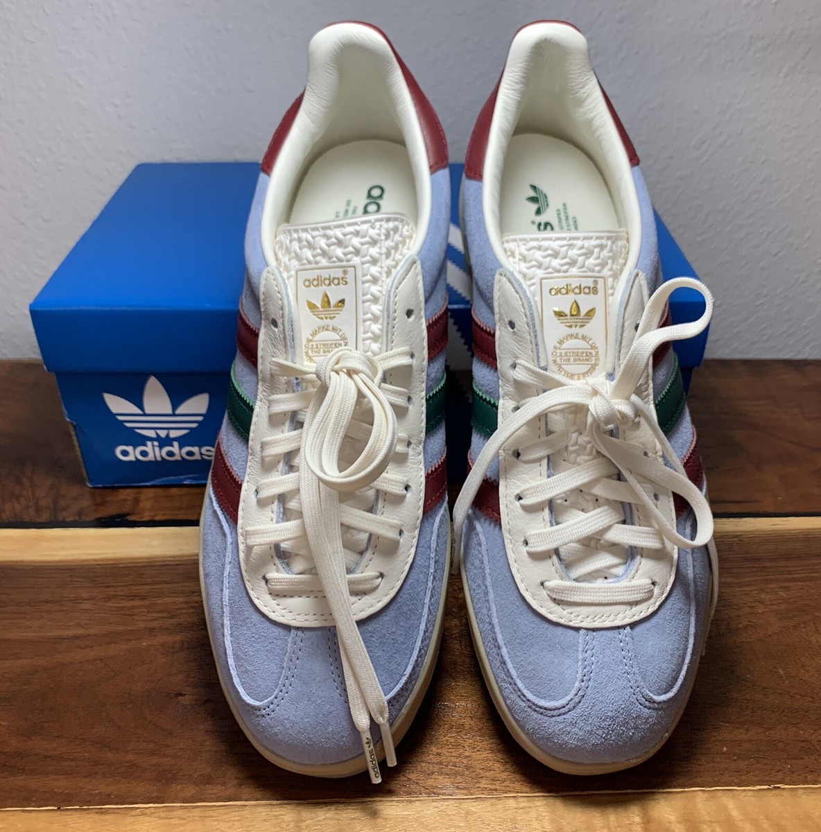 adidas gazelle silver green womens Gazelle Indoor main image 0